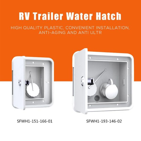 

universal gravity water hatch water intake fill dish lock keys rv hatch trailer camper caravans