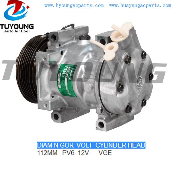 

sd6v12 auto air pump ac compressor renault clio 2.0 2002- 6600073500