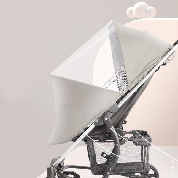 

stroller accessories waterproof rain shade cover transparent wind dust shield zipper open for baby strollers pushchairs raincoat
