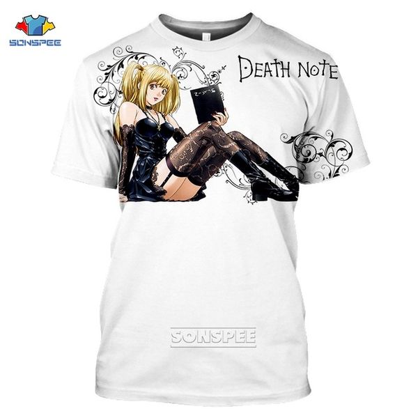 

death note man anime horror cosplay pull homme g5 3d print shirts hentai hippie kawaii men clothing