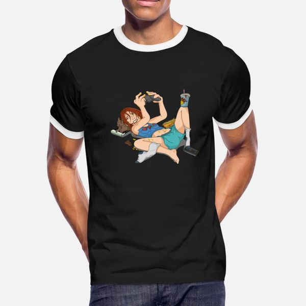

dirty gamer girl t shirt men printing short sleeve s-xxxl kawaii crazy casual spring normal shirt