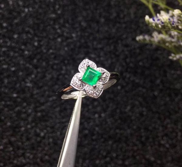 

natural emerald, small row, 925 silver, personality, style, latest design, favorite beauty, Golden;silver