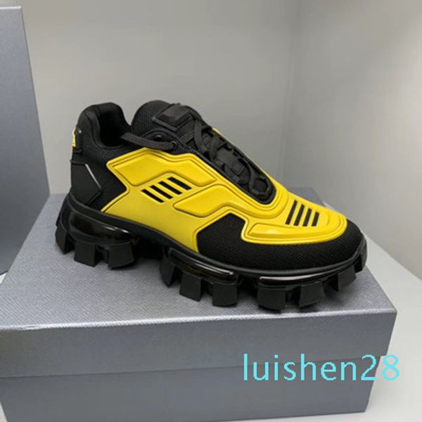 

p cloudbust thunder sneakers men low casual shoes lace up sneakers 19fw capsule series color matching men's platform sneakers l28, Black