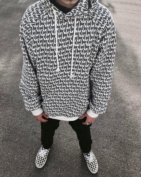 

17ss fear of god hooded sweatshirt fog men women couple coats hoodies fashion hip hop good quality hfwy023, Black