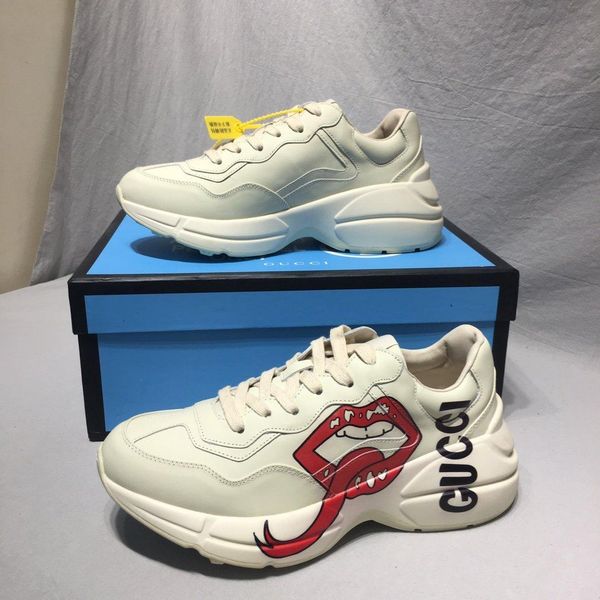 

2020 a15 men and women sneakers fashion casual men s shoes leather designer luxury women s shoes lace-up shoes, Black