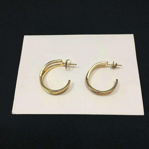 

selling explosive style simple style x cross plating fashion designer earrings luxury designer jewelry women earrings, Golden