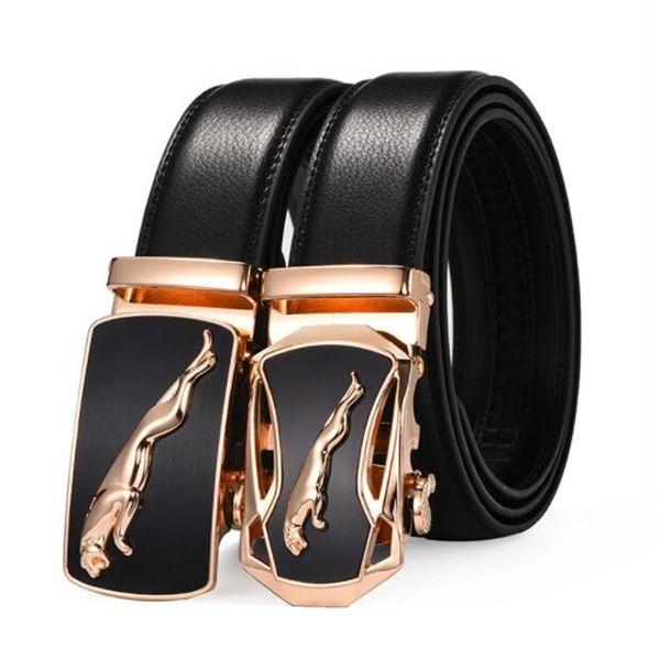 

selling men belt fashion pu alloy automatic buckle belt business affairs casual decoration men's belts, Black;brown