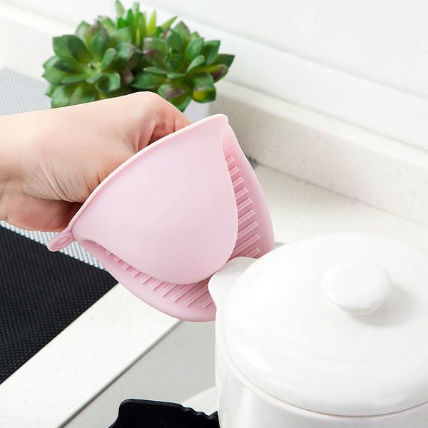 

insulated heat plate clip anti-scalding gloves silicone pot clips microwave oven gloves kitchen organizer bbq gloves