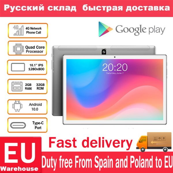 

teclast p10se 10.1-дюймовый quad core tablets pc android 10,0 2 гб озу 32 гб rom dual wifi sc7731e 1280 x 800 таблетки 5000 мач