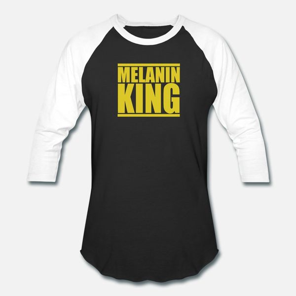 

melanin king t shirt men custom cotton euro size s-3xl slim graphic basic spring autumn letters shirt