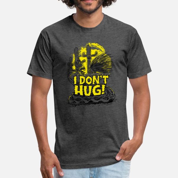 

i don t hug cactus snake porcupine t shirt men print short sleeve s-xxxl fit anti-wrinkle new style spring cool shirt