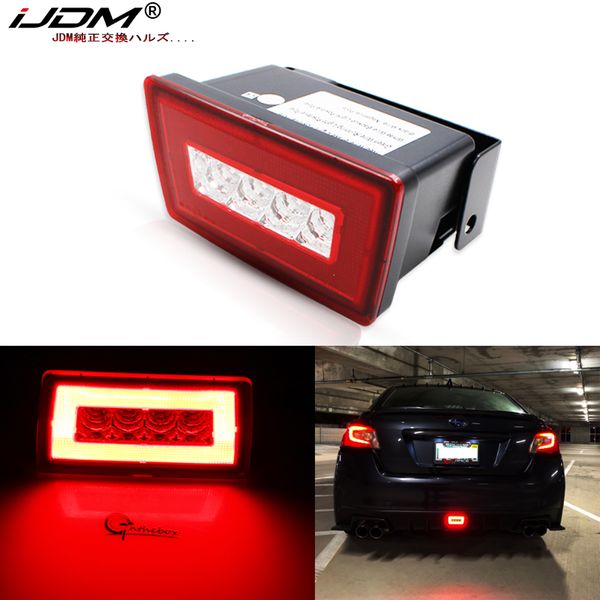 

ijdm 3-in-1 full led rear fog kit compatible for impreza wrx/sti or crosstrek,function as tail/brake lamp,backup reverse