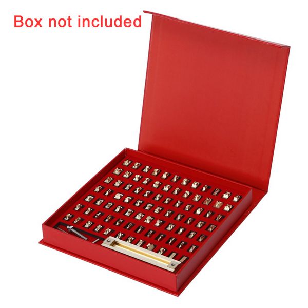 

uppercase alphabet set movable mold with box exquisite practical stamps