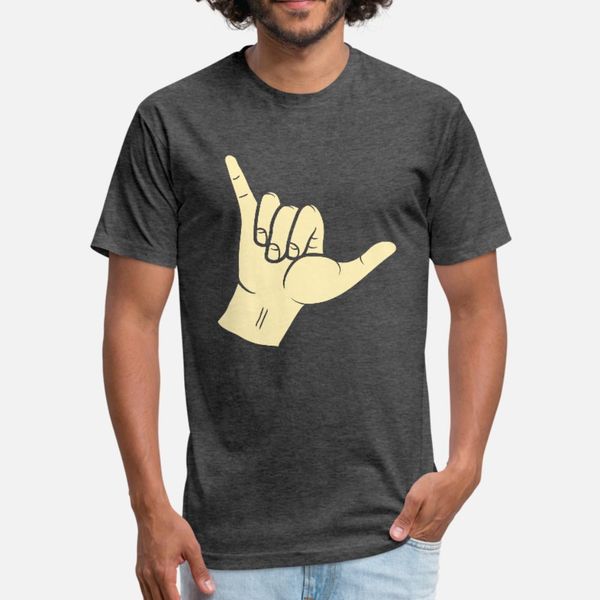 

cool gesture shaka t shirt men customize cotton round collar vintage cute new fashion summer cool shirt
