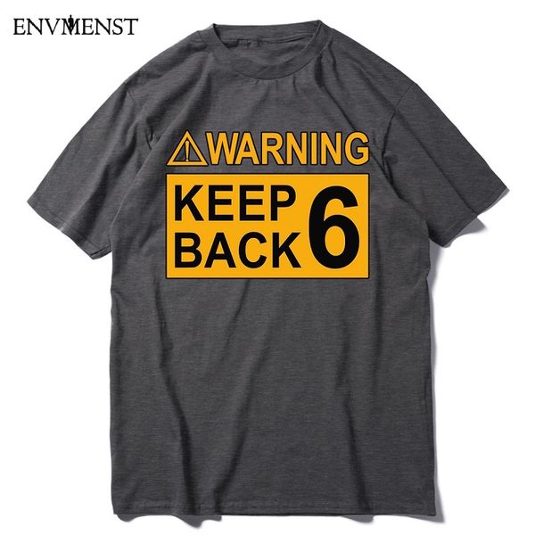 

2020 social distance t-shirt keep back 6 feet for men & women novelty funny gift cotton short sleeve men's t-shirt