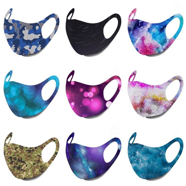 

multi-functional sunshade printed face mask dust-proof wristband hairband outdoor apparel sportswear accessories#498