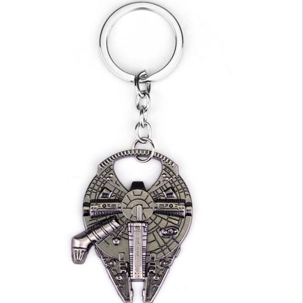 

jewelry famous movie key rings airship bottle opener key rings for fashion of shipping, Slivery;golden