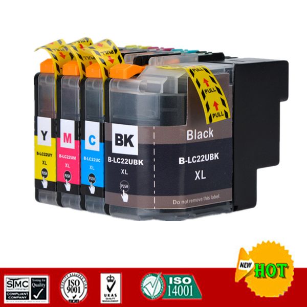 

ink cartridges compatible for brother lc22u lc 22u 22uxl printer cartridge suit -j785dw mfc-j985dw