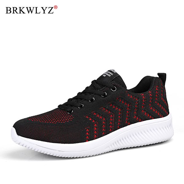

2020 new fasion sneakers women casual shoes breathable mesh summer shoes woman lace-up outdoor walking ladies flats, Black
