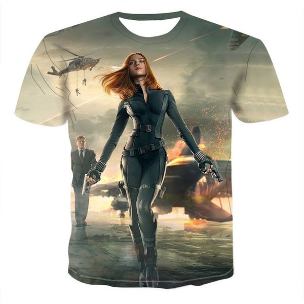 

new summer print venom quick-drying 3d print shirts horror hippie plus size men clothing