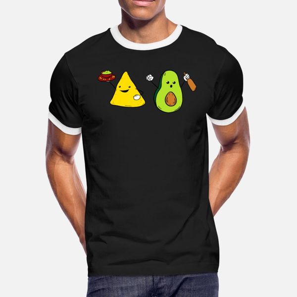 

guacamole nacho avocado fiesta mexico t shirt men printed short sleeve round collar letter gift casual spring autumn letters shirt