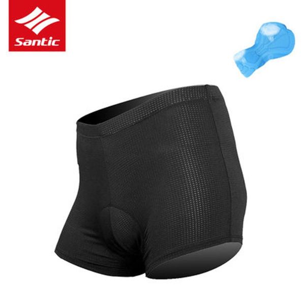 

santic men's cycling underwear bicycle mountain shorts riding bike sport underwear compression tights shorts 3d padded