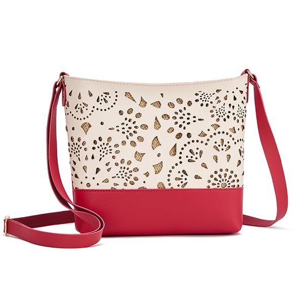 

2020 korean-style women's hollow shoulder bag wandering bag new messenger bucket women's messenger #20
