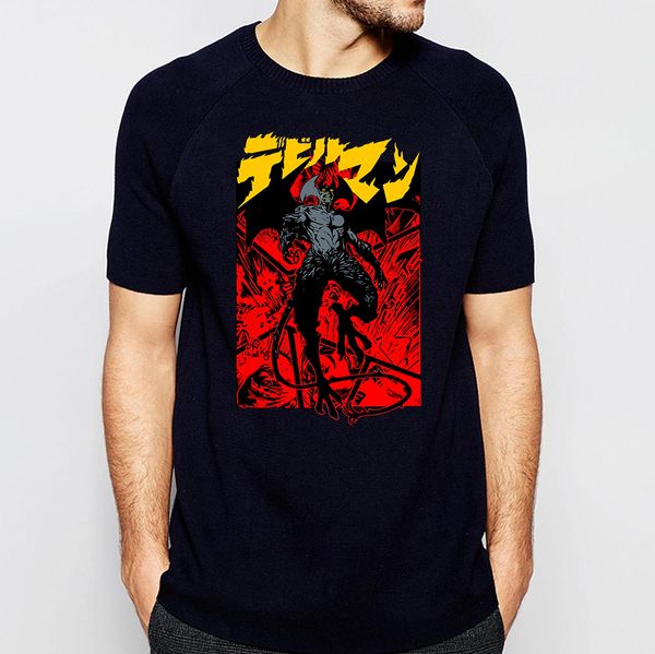 

japan anime debiruman men t shirts 2020 new arrival cool devilman crybaby mens t-shirt summer streetwear cotton tshirt