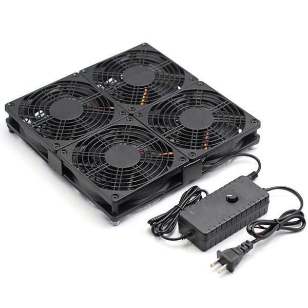 

rounter tv box cooling fan with speed control, 182cfm big airflow cooling for asus gt/rt-ac5300 us plug