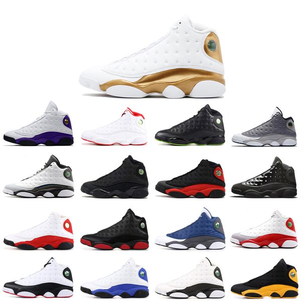 

2020black mens fashion class bred hyper yellow atmosphere alternate comfortable sports red sole sneakers basketball shoes 13s