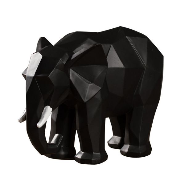 

deskdecoration geometric origami home tv cabinet nordic style elephant shape