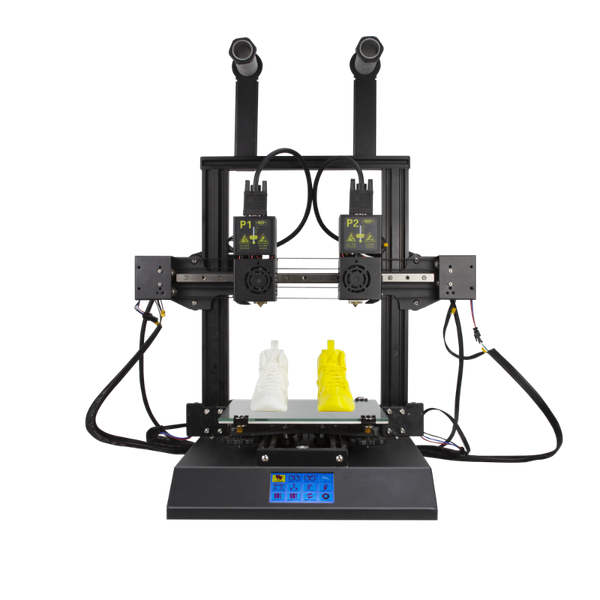 

3d printer hands2 independent dual extruder 3d printer large print size lcd touchscreen
