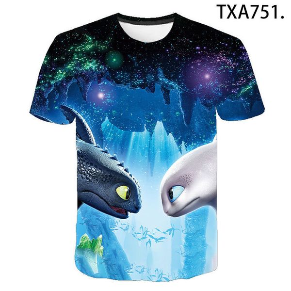 

pocket toothless how to train your dragon animal summer boy girl 3d print shirts hentai oversized hippie men clothing