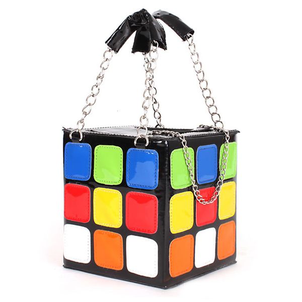 

2020 women handbag cute cube shape shoulder bags purse clutch purse party prom fashion casual leather colorful crossbody bags