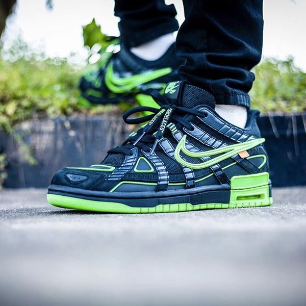 

vÃ¬rgil ablÃ²h Ã²ff white x nÃ¬ke air rubber dunk black green strike university blue gold basketball shoes men women retro skateboard sneakers