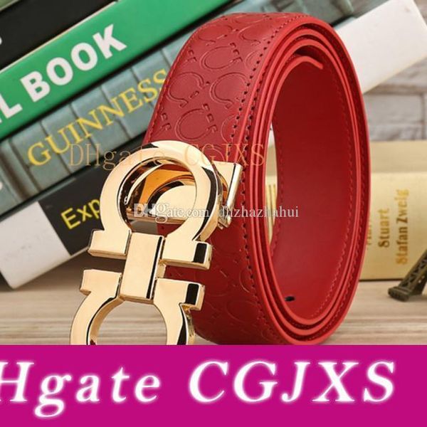 

women belts for men big buckle belt male chastity fashion mens leather wholesale with box ceinture, Black;brown