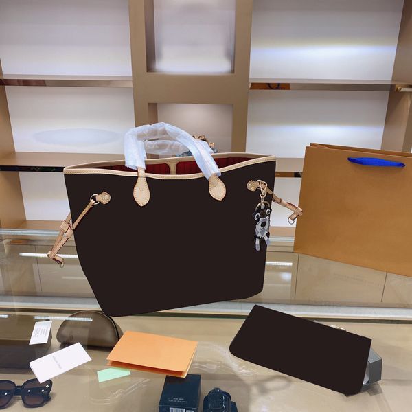 

classic ladies large capacity handbags big brand ladies bag designer shoulder bag messenger bag handbag two-piece wallet