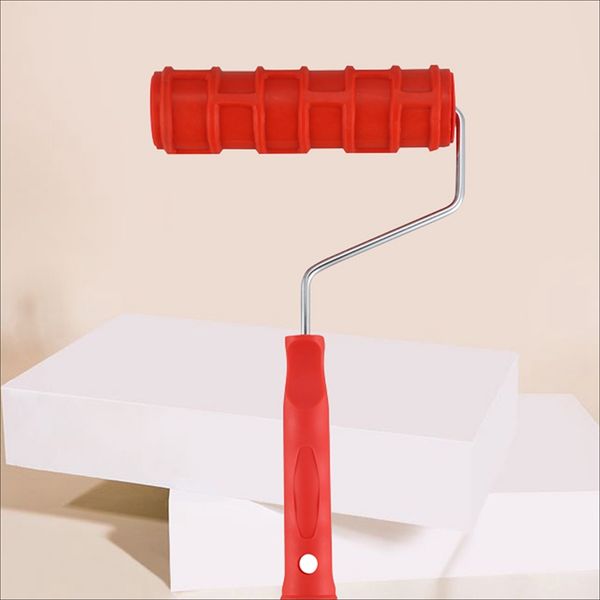 

lint rollers & brushes embossed paint roller wall brick pattern rubber for decoration decor brush kids play tool