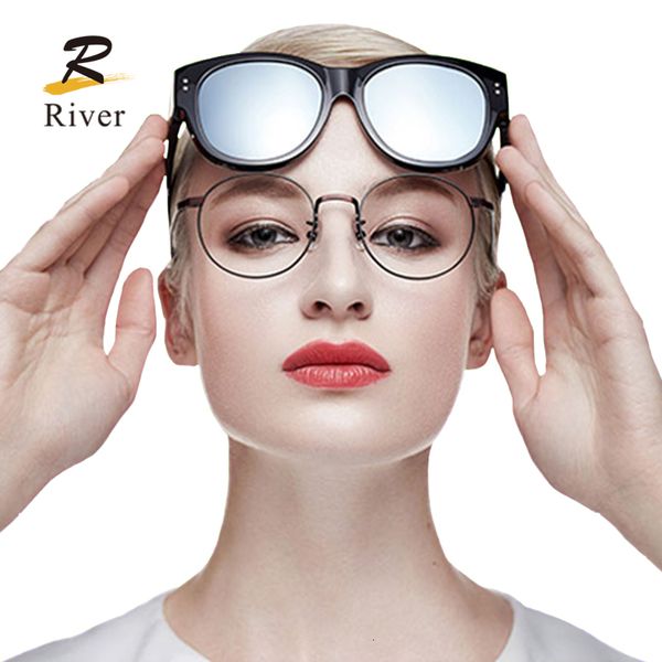 

мода поляризованного тра кадра магнитного клипа на солнцезащитных очках, Silver