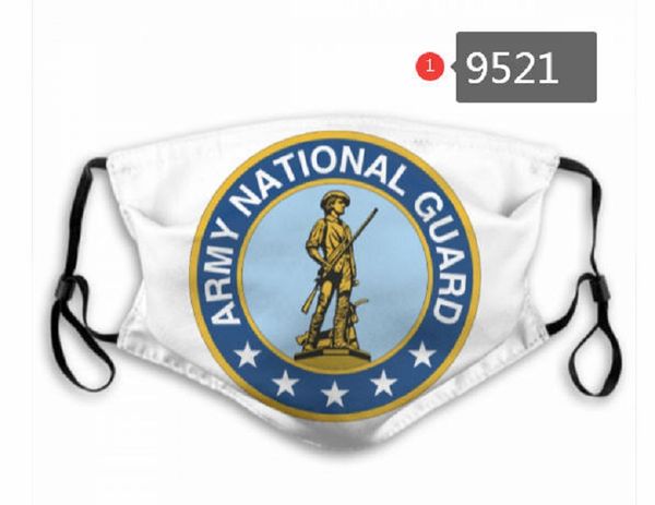 

sell america flag navy army designer face mask 5 layer activated carbon filter waterproof breathable mask m-shaped nose clip mask c82