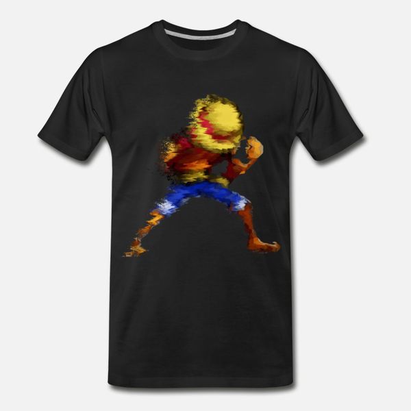 

luffy pixelated t shirt men interesting 100% cotton euro size s-3xl clothing interesting funny spring autumn cool shirt