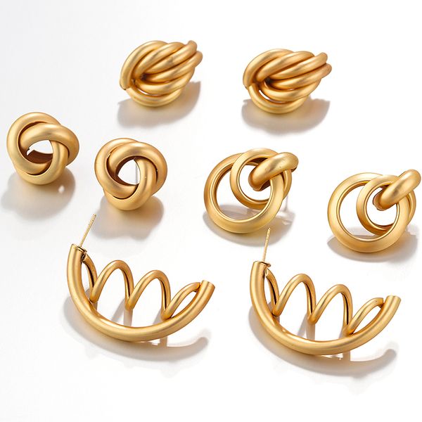 

flashbuy new trendy gold alloy drop earrings for women vintage design statement pendant earrings fashion jewelry pendientes, Silver