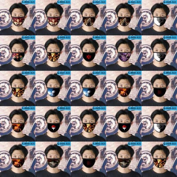 

for face naruto mask cubrebocas cartoon mask face tapabocas designer 06 run homme reusable naruto run qjtbd mycutebaby007, Black