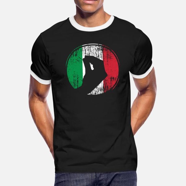 

italy italian hand movement italian flag gift t shirt men customize cotton s-xxxl clothes fit basic summer style family shirt