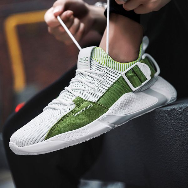 

classic men's casual shoes tenis masculino zapatillas hombre new breathable sports wild casual light and comfortable trend shoes, Black