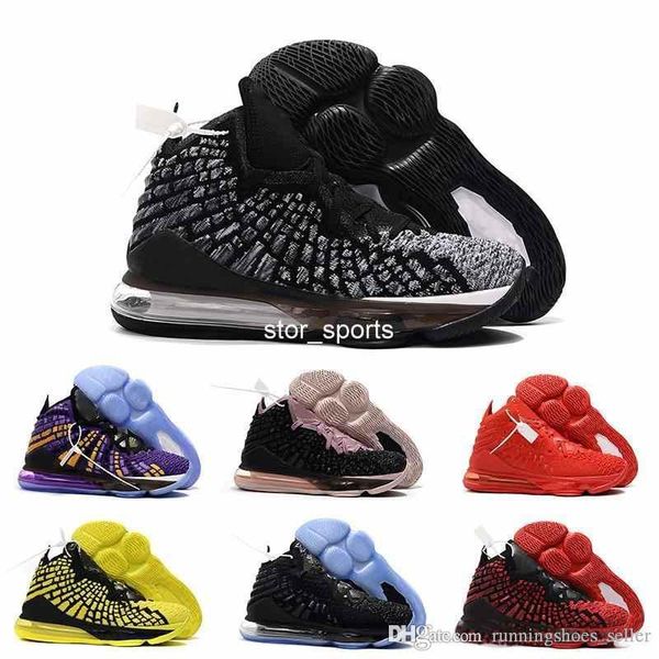 

2019 new chaussures lebro 17 mens basketball shoes ashes ghost 17s james lebro sneakers eur40-46, Black