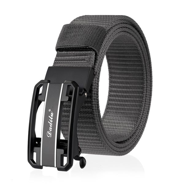 

2020 dropshipping new casual belt men's fashion automatic buckle canvas belt youth student trendy wild nylon, Black;brown