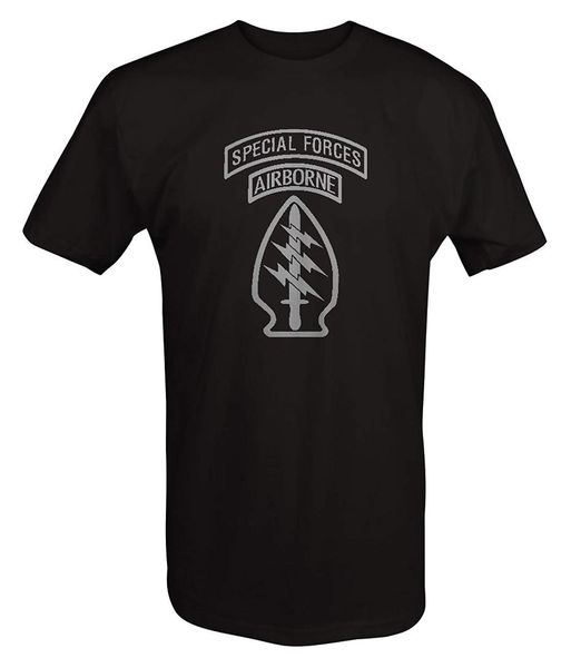 

os special forces airborne tabs military t shirtsummer hip hop casual cotton tee