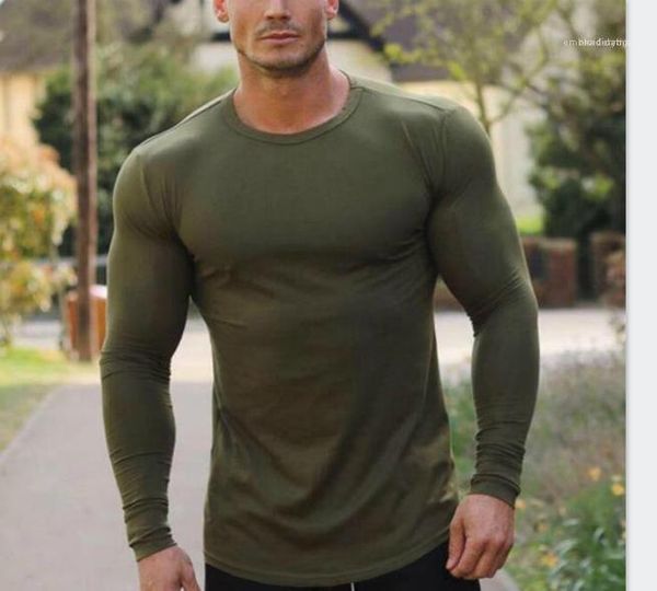 

stylish street long sleeved sports bottoming tees male clothing mens solid color fitness tshirts o-neck longline, White;black