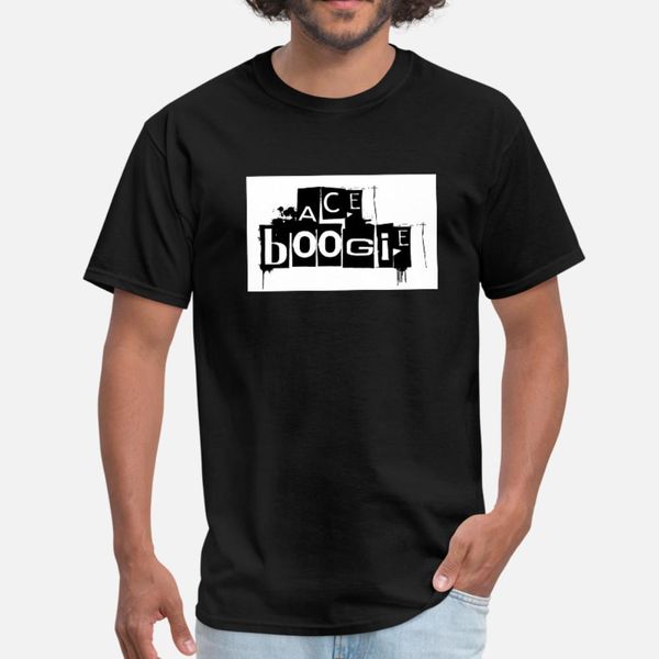 

official logo for rap star ace boogie t shirt men printing tee shirt plus size 3xl homme crazy building spring family shirt